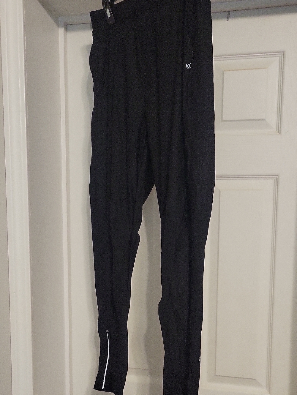 Kenneth Cole Black Men's Athletic Track Pants